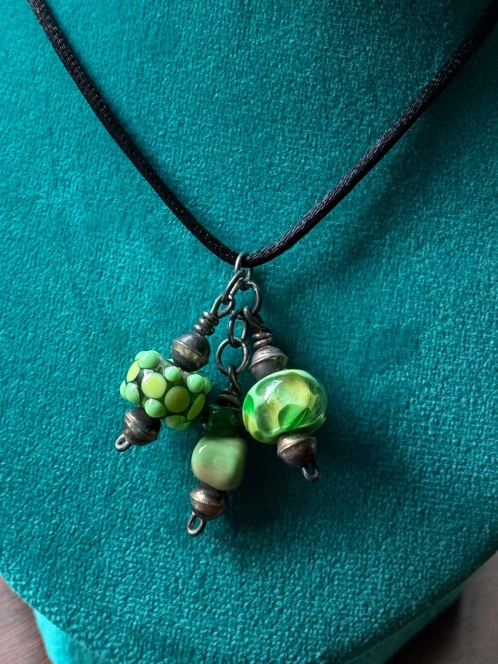 Lampwork Bead Necklace Y2K